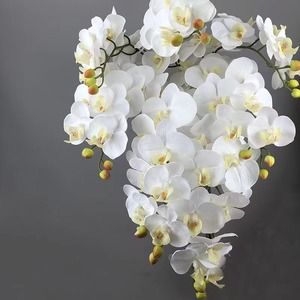 Orchidée Papillon à 7 Têtes en Film, Décoration Florale, Plante Décorative, Fleurs Artificielles - Product Image 6