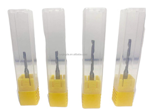 QINGDA Customizable ODM/OEM Single Flute Cut Spiral Carbide <strong>Tungsten</strong> Cobalt Alloy Tia Coated 38-60mm <strong>End</strong> <strong>Mill</strong> for MDF Wood - Product Image 4