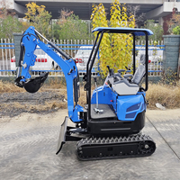 Mini-excavatrice chinoise de 1 à 1,5 tonne pour moteur haute performance avec pompe et engrenages