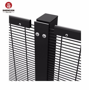 Galvanized High Security 358 Anti Climb <strong>Fence</strong> with <strong>Top</strong> <strong>Spikes</strong> - Product Image 1