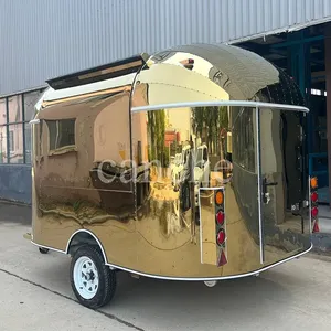 Promotion : Remorque alimentaire mobile électrique 3m en acier inoxydable pour pizzas et frites, entièrement équipée, idéale pour la vente en extérieur - Product Image 3