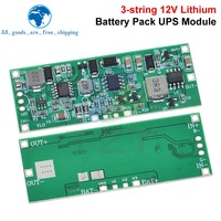 Module d'alimentation sans interruption (ASI) TZT 3S 12V 3A 36W pour batterie au lithium, avec fonctions de charge et de décharge
