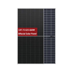 Nouveau panneau <span class=keywords><strong>solaire</strong></span> <span class=keywords><strong>photovoltaïque</strong></span> bifacial N-Type BIPV Longi Hi-MO9 LR7-72HYD 625-660W, technologie de pointe, efficacité de 24,4 %, module PV pour l'énergie à grande échelle - Product Image 5