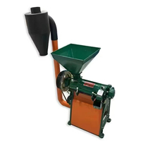 Machine à moudre le maïs diesel électrique 700-1000 kg/h, broyeur combiné, moulin à riz, décortiqueuse, éplucheuse, machine à éplucher les grains de café