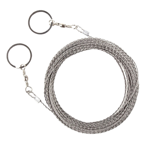 Outdoor Survival DIY Waterproof Metal Rope Fretsaw Camping Portable Mini Steel Wire Hand <b>Saw</b> Emergency Cutting Tool - Product Image 1
