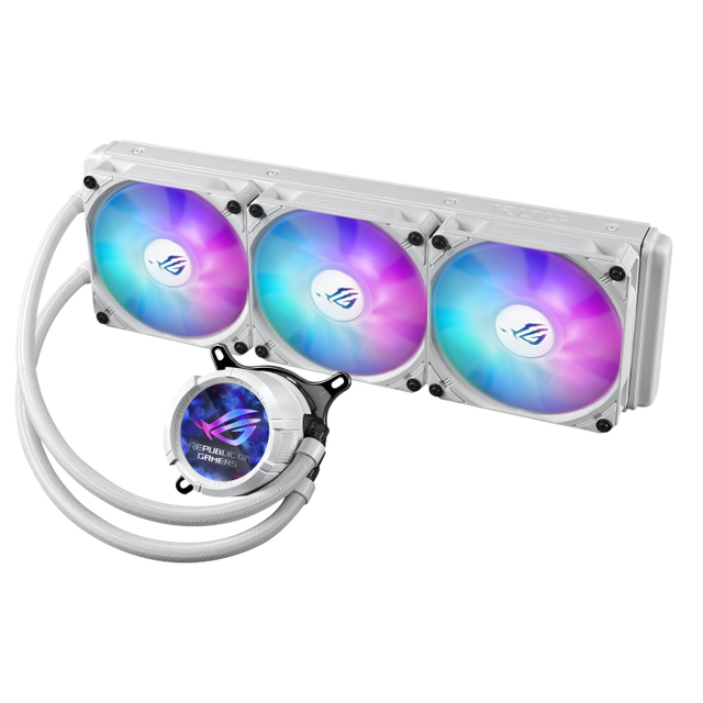 Wholesale Strix Lc Iii 360 Argb Snow White Water Cooler 2.1-inch LCD Screen Computer Cooling Aio CPU Cooler for Bulk Orders