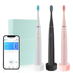 2023 Hot Sales Smart Travel Portable IPX7 Adult Timer Oral Teeth Brush Soft Bristle Rechargeable Sonic Electric Toothbrush