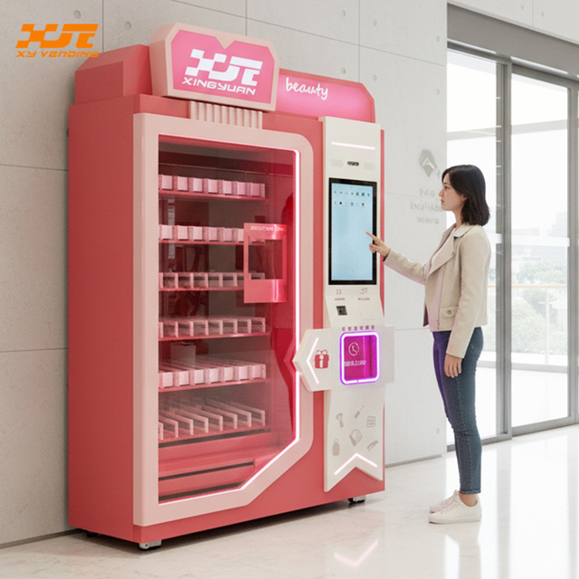 Smart 24 Hours Self-service Custom Automatic Make up Vending Machine Lipstick Vend Machine Cosmetics Lash Vending Machine