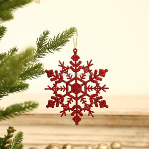 <b>Christmas</b> PVC White Transparent Snowflake Decorations Indoor Shopping Mall Window Hanging Pendant and <b>Tree</b> Dress-up <b>Box</b> - Product Image 5