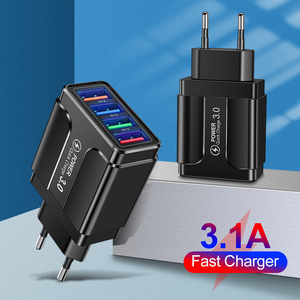 شاحن هاتف محمول 4USB 5V/3.1A هاتف محمول شحن سريع 15W - Product Image 3