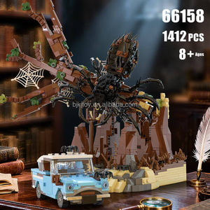 Juguete Educativo de Bricolaje, Animales, Personajes de Películas de Terror, Criatura Mágica, Decoración de Halloween, Araña Gigante para Construir - Product Image 3