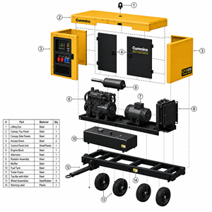 ผู้ผลิตเครื่องกำเนิดไฟฟ้าดีเซล Cummins Weichai Yuchai 80kw 100kva 100kw 125kva คุณภาพดี เครื่องกำเนิดไฟฟ้าดีเซลแบบเงียบ 100 Kva - Product Image 5