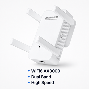 เครื่องขยายสัญญาณไวไฟไร้สาย Ax3000Mbps WiFi6 รุ่น RP730g-Xy แบบดูอัลแบนด์ ความเร็วสูง ขยายระยะสัญญาณไวไฟ พร้อมพอร์ต LAN 1ge สำหรับเชื่อมต่อเครือข่าย - Product Image 4