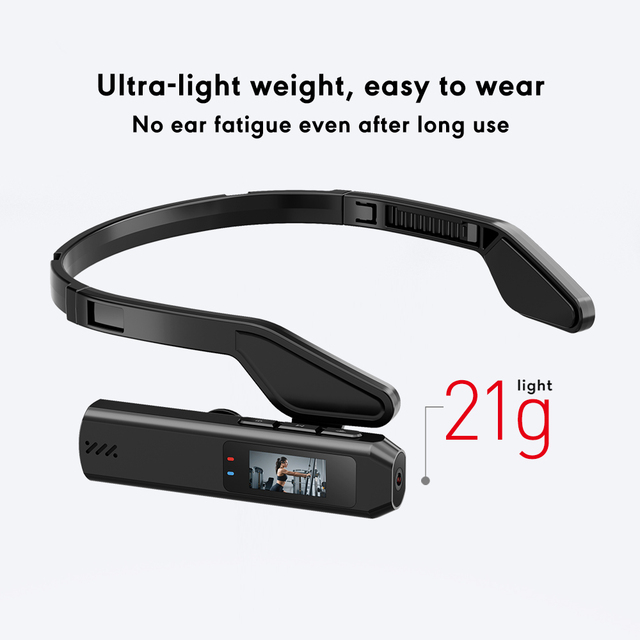 High Definition 2.7K/1080p Head Mounted Sports Action Camera with 110 Wide Angle WiFi Connection