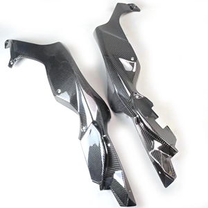 Pieza de motocicleta de carenado lateral superior de fibra de carbono para <span class=keywords><strong>Kawasaki</strong></span> <span class=keywords><strong>ZX10</strong></span> 2021 + - Product Image 2