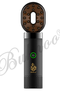 เตาเผาบัคฮูร์แบบพกพา ดีไซน์หรูหราทันสมัย ใช้ไฟฟ้าผ่านพอร์ต USB สำหรับผม กลิ่นอู๊ดแบบอาหรับ - Product Image 5