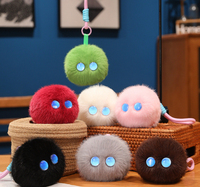 Pendentif Pompon en Peluche Tengyan en Fourrure de Lapin Douce, Thème Hebdomadaire Multicolore, Mini Poupée en Peluche, Accessoire de Sac, Jouet Éducatif