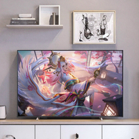 Monitor PC LED layar LCD, Monitor kantor 60Hz tingkat penyegaran 4/20/22/24/27/32 inci untuk Desktop