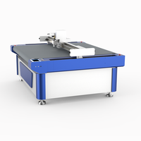 Cortador de tela, cuchillo redondo automático, máquina de plotter de corte de tela de poliéster