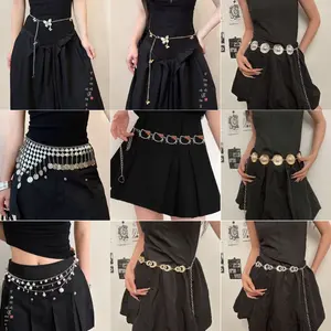 <span class=keywords><strong>สร้อย</strong></span>คาดเอวแบบพู่ผีเสื้อสไตล์ยุโรปอเมริกัน ยาว 120 ซม. สำหรับผู้หญิง สไตล์ฮิปฮอป ดีไซน์โดดเด่น ประดับด้วยอุปกรณ์ตกแต่งอย่างประณีต - Product Image 2