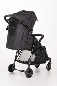 รถเข็นเด็กน้ำหนักเบา โครงคาร์บอนพับได้ด้วยปุ่มเดียว พร้อมเข็มขัดนิรภัย 5 จุด  แบบพับเก็บได้  พร้อมเปลนอนแบบพกพา - Product Image 2