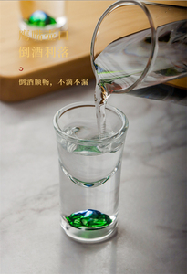 Iceberg Dispenser vino proiettile tazza uso casa cristallo verde creativo graduato Set <span class=keywords><strong>regalo</strong></span> per il vino - Product Image 3