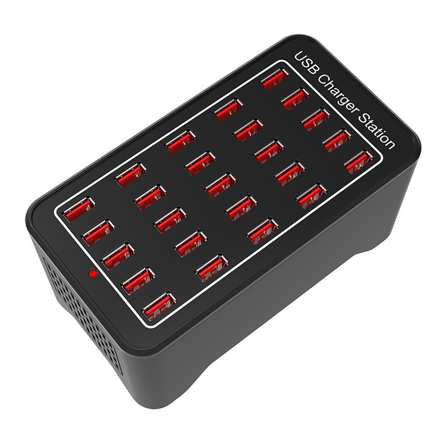 20 Ports 150W Multi USB Charger HUB USB Charging Station Dock Universal Mobile Phone Desktop Charger