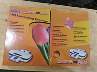 Pochettes de plastification Master Plus A4/A3 100mic/125mic Film plastique pour la protection des photos et des documents