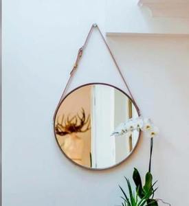 Miroir mural élégant de haute qualité avec cadre en fer, design moderne de luxe pour la chambre à coucher, le salon et la décoration intérieure, vente en gros - Product Image 3