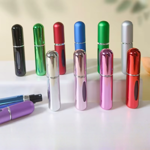 Flacon de recharge de parfum en aluminium de 5 ml avec revêtement en plastique PP, pulvérisateur auto-amorçant, format voyage, <span class=keywords><strong>vide</strong></span>, transparent, pour fixateur de maquillage - Product Image 2