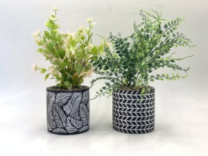 Ciment pots <span class=keywords><strong>pot</strong></span> de fleur couvre moules de ciment béton en plein air planteurs Artisanat - Product Image 3