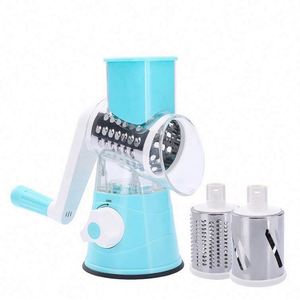 Cheap Price Rotary Cheese Grater and <b>Vegetable</b> <b>Chopper</b> Hand Operated with Suction Base Stainless Steel PP Manual <b>Vegetable</b> Tools - Product Image 5