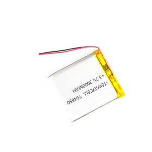 Mini LiPo battery <strong>3</strong>,7 V 401225 90 mAh rechargeable battery - Product Image 3