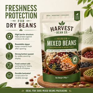 Bolsa de Embalaje Personalizada para Alimentos, Resistente a la Humedad, con Cierre, para Granos, Café y Frutos Secos - Product Image 6