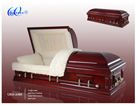Ataúdes de Madera MDF para Funerales al por Mayor, Ataúdes Americanos de Madera para Funerales