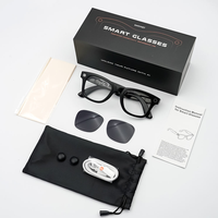 Lunettes Intelligentes SANVNET GS4 MAX en Stock aux États-Unis, Double Lentille avec Caméra 8MP, Vidéo 1080p, Traduction IA GPT, Enregistrement Intelligent
