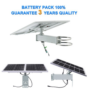 Tecdeft máy ảnh ngoài trời 4G <span class=keywords><strong>GSM</strong></span> Sim Wifi năng lượng mặt trời Máy phát điện năng lượng 40 Wát Bảng điều chỉnh hoàn chỉnh năng lượng mặt trời Kit Pin cảm biến tinh khiết Sine Wave - Product Image 4