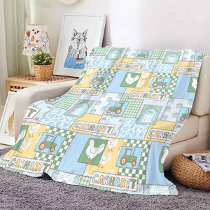 <span class=keywords><strong>Couverture</strong></span> Polaire Ultra Douce et Confortable en Flanelle Moelleuse Style Western <span class=keywords><strong>avec</strong></span> <span class=keywords><strong>Patchwork</strong></span>, Impression Numérique <span class=keywords><strong>Personnalisée</strong></span> (Logo, Photo) pour Lit, Canapé, Couette ou Plaid - Product Image 4