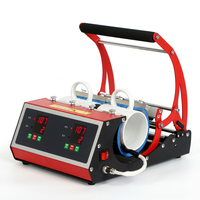 Presse à chaud électrique manuelle professionnelle KAIMAI 2-en-1 multicolore pour gobelets et tasses de 11oz à 20oz
