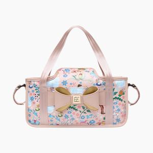 Personalizado lindo estampado floral mamá pañal Caddy organizador impermeable portátil bebé almacenamiento Tote para guardería viaje cochecito Caddy - Product Image 1