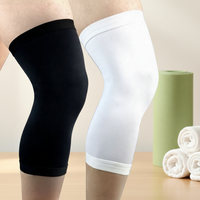 Genouillères de compression ajustables en nylon élastique haute performance, respirantes, pour la course, le basketball et le cyclisme