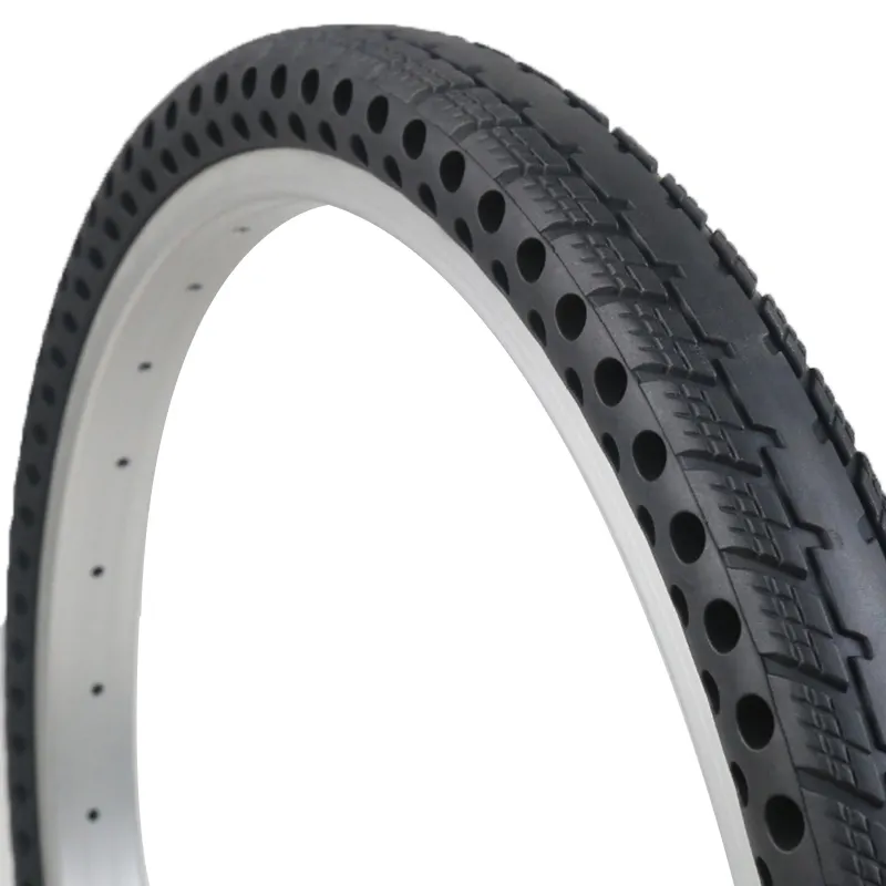 Nedong 20x1.75 airless solido della bicicletta colorato fat bike pneumatico