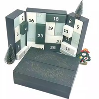 Boîtes de calendrier de l'avent personnalisées en masse, boîtes de compte à rebours de Noël, boîtes cadeaux de Noël, boîtes de calendrier de l'avent vides, boîtes de bonbons de Noël