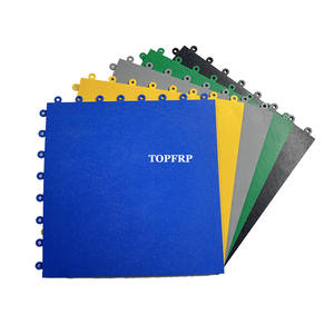 Carreaux de sol d'atelier en PVC de 7MM Revêtement de sol en PVC imbriqué pour garage - Product Image 1