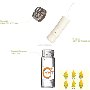 Hilo Dental Vegano de Fibra de Maíz Sin Plástico, 100% Biodegradable, Sostenible, Cero Desperdicio, para Cuidado Bucal - Product Image 3