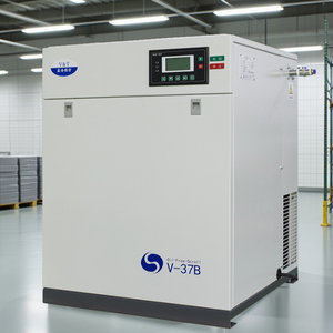 26kW 35HP 8 <span class=keywords><strong>10</strong></span> <span class=keywords><strong>bar</strong></span> 3 phases sans huile professionnel grand climatiseur électrique alimenté au gaz machine à <span class=keywords><strong>compresseur</strong></span> à défilement - Product Image 1