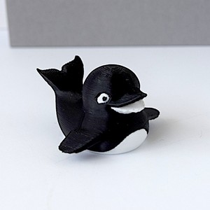 Pato Orca Impreso en 3D <span class=keywords><strong>de</strong></span> Vashine, Juguetes Creativos, Material PLA Ecológico, Pato Creativo Impreso en 3D <span class=keywords><strong>de</strong></span> Dibujos Animados para Niños - Product Image 3