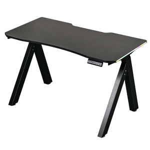 <span class=keywords><strong>Escritorio</strong></span> Gamer Ergonómico en Forma de K con Motor Individual, Luces LED RGB, Superficie Texturizada y Altura Ajustable para Gamers - Product Image 3