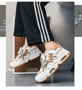 รองเท้าผ้าใบผู้ชายสไตล์ลำลองสำหรับฤดูร้อน เพิ่มความสูง ดีไซน์ทันสมัย กันลื่น ระบายอากาศได้ดี ไม่อับชื้น ใส่เดินสบาย - Product Image 4