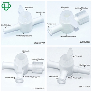 Ju Pc/Hdpe Vrouw Naar Man Luer Lock 2 Manier Plastic Een Manier Luer Stopcock <span class=keywords><strong>Flow</strong></span> <span class=keywords><strong>Control</strong></span> <span class=keywords><strong>Valve</strong></span> - Product Image 5